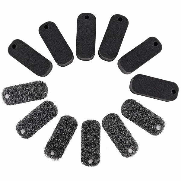 Hygger 12 Pack Replacement Aquarium Filter Sponge for HG979 Turtle Filter Coarse and Fine Pads - Image 3