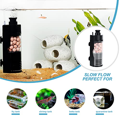Hygger Small Aquarium Bio Sponge Filter for Mini Fish Tanks 2-5 Gallon Ideal for Breeding Fry Betta and Shrimp - Image 4