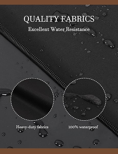 iBirdie Outdoor TV Cover 70 to 75 inch Waterproof, Cover Size 68''W x 42''H, Weatherproof, with Zipper for Outside Flat Screen 70 to 75 inch TV, - Image 4