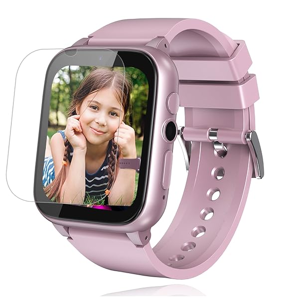 iCHOMKE Smart Watch for Kids with Games Camera Pedometer Calendar and More Perfect Gift for Girls and Boys Aged 4 to 12 Pink - Image 3