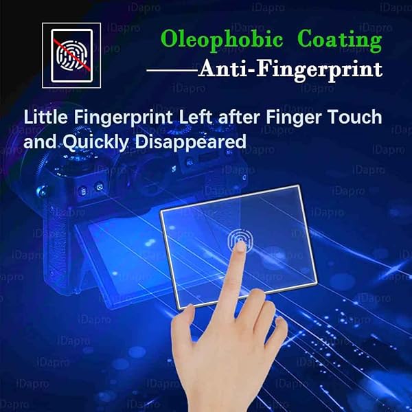 iDaPro Screen Protector for Nikon D850 2 Pack Tempered Glass Easy Installation Top Screen Protection - Image 5