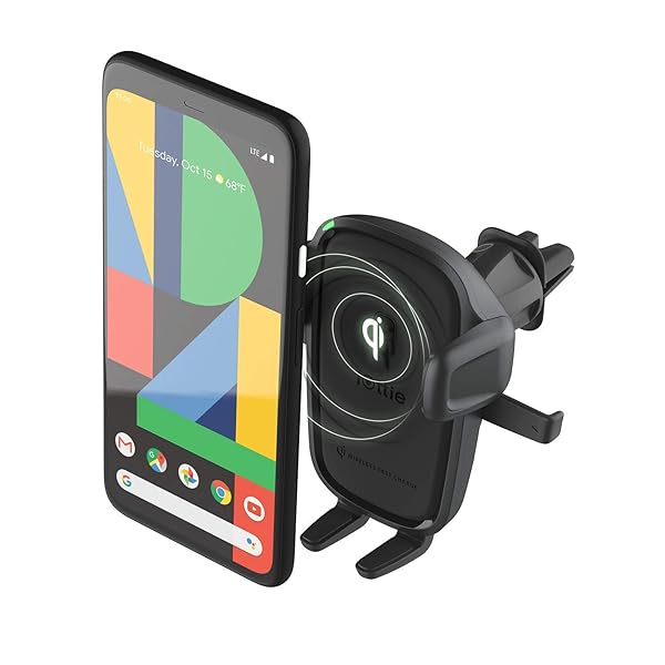 iOttie Easy One Touch Wireless Car Charger & Phone Mount for iPhone, Samsung, LG - CD Slot & Air Vent Combo