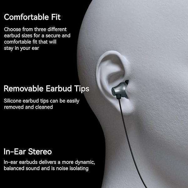 iRAG A101C USB C Headphones: Wired Earbuds with Microphone for Samsung Galaxy & Google Pixel - Image 4