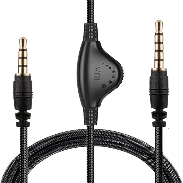 Ienza Premium Quality Replacement Audio Chat Cable with Volume Control for Astro A10 and A40 Gaming Headsets