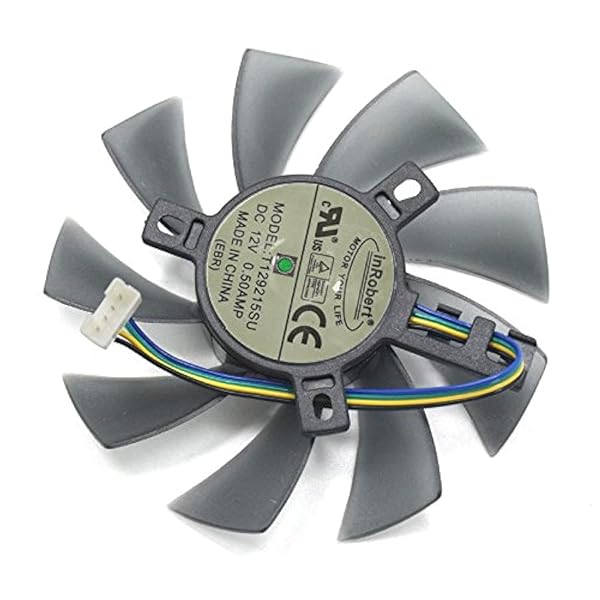 inRobert Buy inRobert 85mm DIY Dual Ball Bearing Cooling Fan for Gigabyte GTX 1060 & 1050 - 40x40x40mm Graphics Card Upgrade