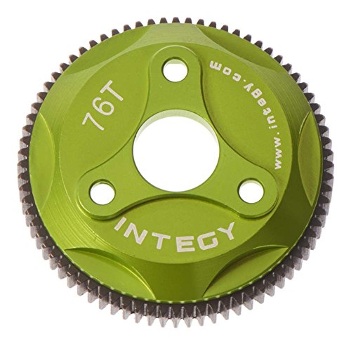 Integy RC Upgrades Green 76T Metal Spur Gear for Traxxas 2WD Stampede Rustler Slash