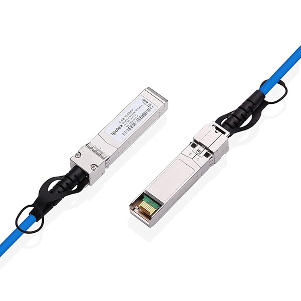 ipolex 10G SFP+ Twinax Cable 2m Passive Direct Attach Copper DAC Blue Compatible with Cisco Meraki Ubiquiti Mikrotik Intel Fortinet Netgear D-Link Supermicro - Image 3