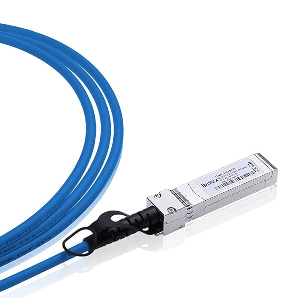 ipolex 10G SFP+ Twinax Cable 2m Passive Direct Attach Copper DAC Blue Compatible with Cisco Meraki Ubiquiti Mikrotik Intel Fortinet Netgear D-Link Supermicro - Image 4