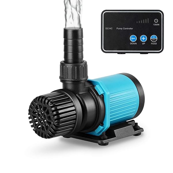 JEREPET 520GPH 20W 9FT Submersible Water Pump for Aquariums Fountains Hydroponics and Ponds