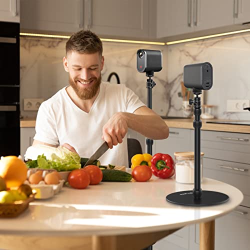 Jusmo LS09 Adjustable Aluminum Projector Stand for Nebula, XGIMI & Cameras - 16.5-34.6in Compatible with Projectors, Phones & More - Image 4