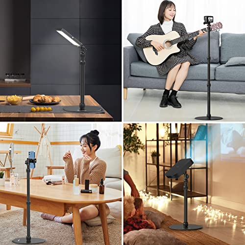 Jusmo LS09 Adjustable Aluminum Projector Stand for Nebula, XGIMI & Cameras - 16.5-34.6in Compatible with Projectors, Phones & More - Image 5