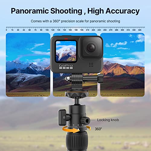 Jusmo LS09 Adjustable Aluminum Projector Stand for Nebula, XGIMI & Cameras - 16.5-34.6in Compatible with Projectors, Phones & More - Image 9