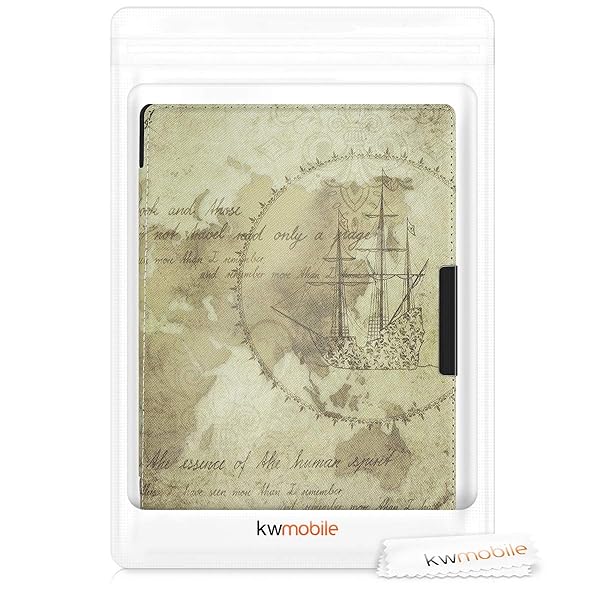 KWMobile Vintage Brown Case for Pocketbook InkPad 3/3 Pro/Color - Stylish eReader Cover for Travel - Image 8