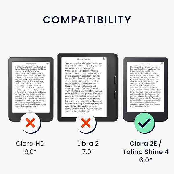 KWMobile Kobo Clara 2E & Tolino Shine 4 Case - Moroccan Vibes Stand & Strap in Blue/Red/Light Brown - Image 8