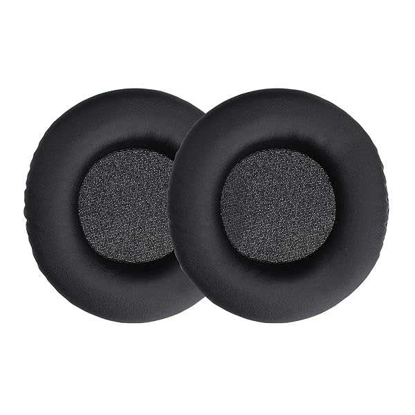 KWMobile Ear Pads for Pioneer HDJ 2000/1000/1500 - 2X Black Replacement Earpads for Ultimate Comfort