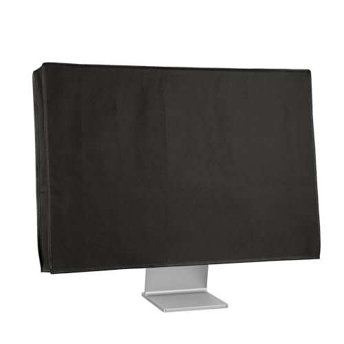 "KWMobile Monitor Cover for 20-22" Screens - Dust & Scratch Protector - Black Computer Screen Cover"