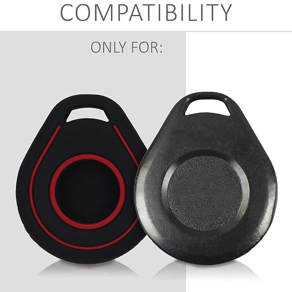 KWMobile Silicone Cover for Harley Davidson Key Fob - Protective Black/Red Case for Motorcycle Remote Key - Image 7