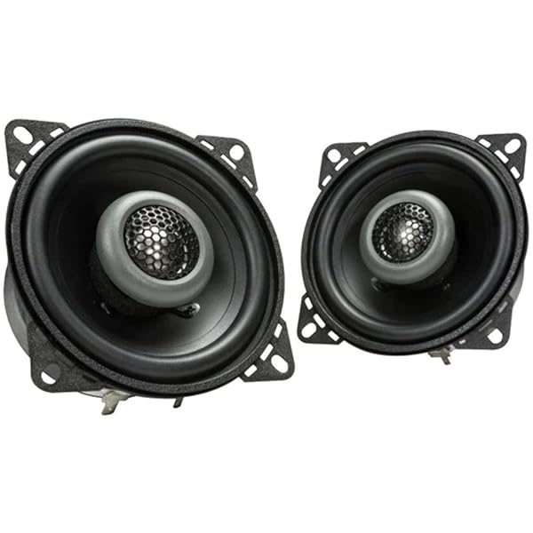 "MB Quart 4" 80W Coaxial Car Speakers with 1" Tweeters - Enhance Your Vehicle Sound System"