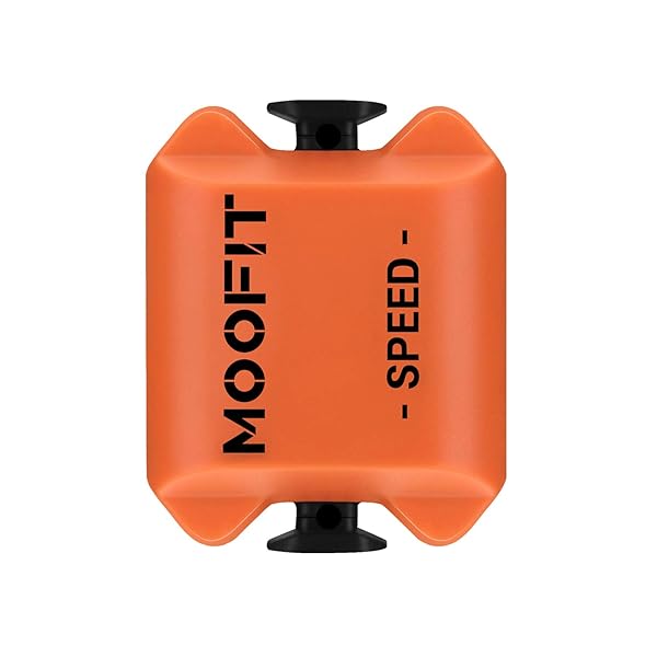 Moofit Bike Speed Sensor Bluetooth ANT Wireless RPM Cadence Sensor for Wahoo Coosporide Rouvy Peloton IP67 Waterproof Orange