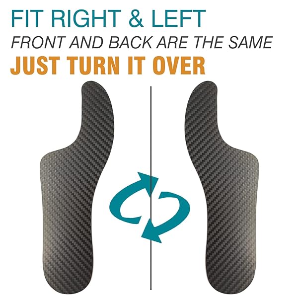 Morton's Extension Orthotic Carbon Fiber Insole Rigid Foot Support Insert for Morton's Toe Turf Toe Hallux Rigidus Arthritis Men Size 11 Women 12 - Image 7