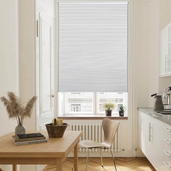MYshade Cellular Shades Blackout Blinds Cordless Window Blinds Honeycomb Shades for Indoor Windows White 36 W x 72 H - Image 9