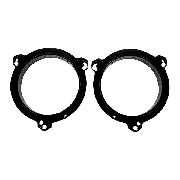 NuIth 6.5 Inch Door Speaker Adapter Bracket for Nissan Altima Frontier NV Titan Infiniti FX35 G35 G37 Q45 2002-2019 Mount Spacer Ring
