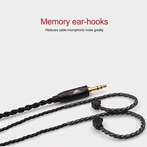 OKCSC 2 Pin Detachable Earphone Replacement Cable 6 Core OFC Upgrade for KZ AS10 TRN V80 with Microphone - Image 5