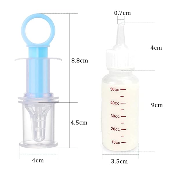 Pet Nursing Bottle Kit for Dogs and Cats Soft Tip Feeding Tool and Liquid Watering Syringe - Image 6