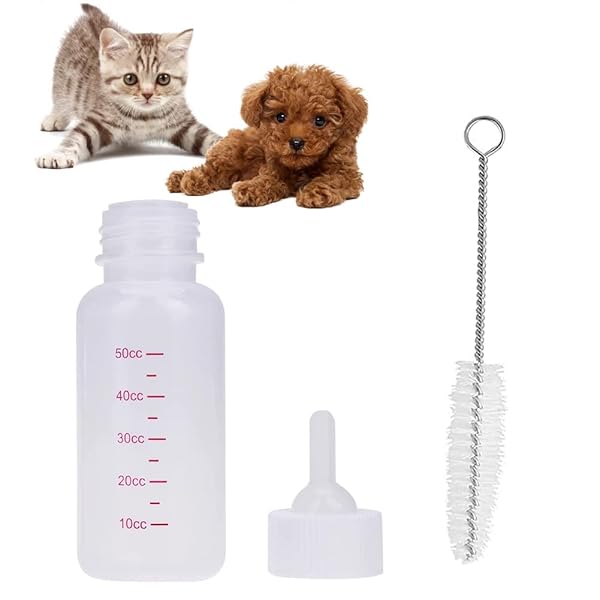 Pet Nursing Bottle Kit for Dogs and Cats Soft Tip Feeding Tool and Liquid Watering Syringe - Image 7