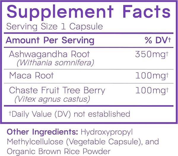 Proov Pro Herbal Supplement for Hormone Balance Fertility and Menopause Support with Vitex Ashwagandha Maca 30 Capsules 2 Month Supply - Image 7