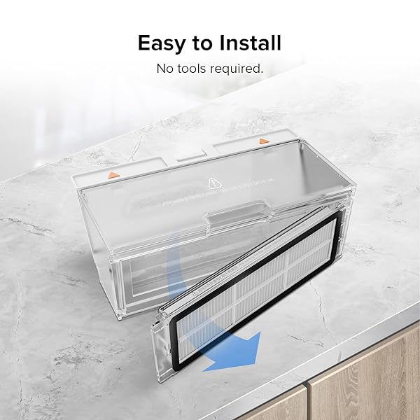 Roborock 2 Pack Washable Filters for C1, E2, E3, S4, S5, S6 & Q5 - High Efficiency Replacement Parts - Image 6