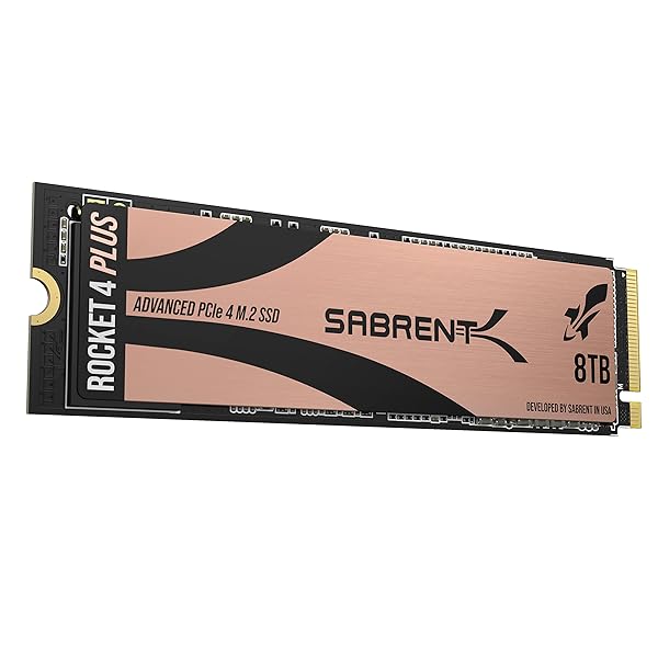 SABRENT 8TB Rocket 4 Plus NVMe SSD Extreme Performance 7100MBs Read 6600MBs Write Gen4 PCIe M2 Internal Solid State Drive