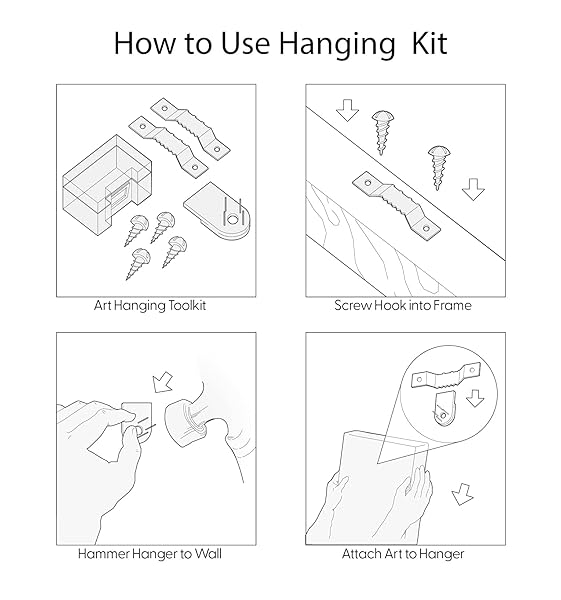 SIGNWIN Framed Canvas Print Woodland Nursery Decor Misty Green Mountain Forest Art for Living Room Bedroom Office 16x24x3 Natural - Image 7