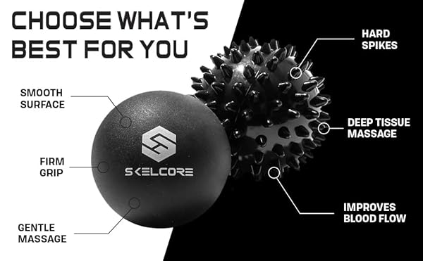 Skelcore Therapy Massage Ball Set for Back Pain Relief and Deep Tissue Myofascial Release Ideal for Physical Therapy and Yoga - Image 4
