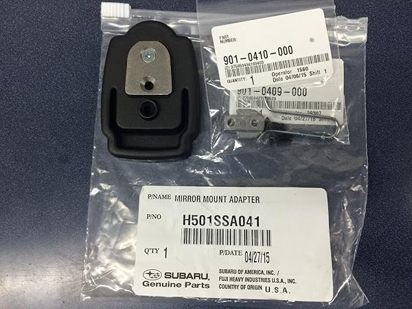 Subaru Homelink Auto Dimming Mirror Mount Plate Adapter for 2008 to 2017 BRZ Impreza Forester Genuine OEM H501SSA041