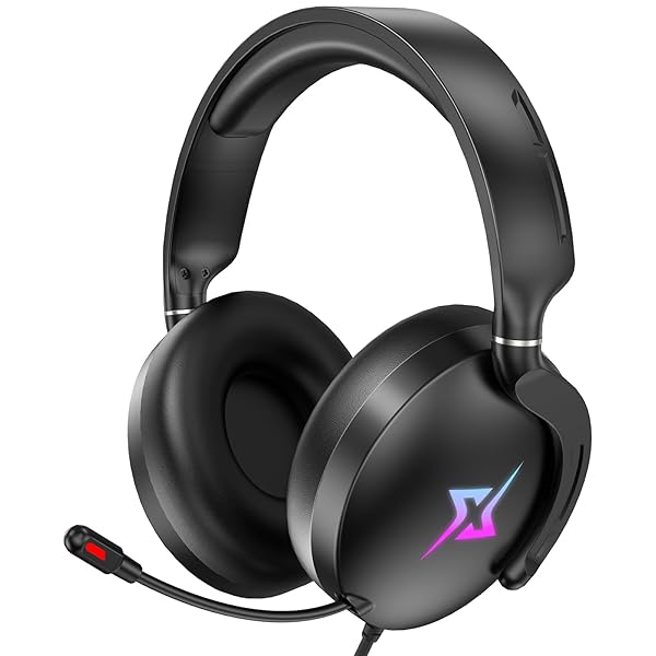 targeal Gaming Headset with Microphone for PC, PS4, PS5, Switch, Xbox One, Xbox Series X|S - 3.5mm Jack Gamer Headphone with Noise Canceling Mic-908