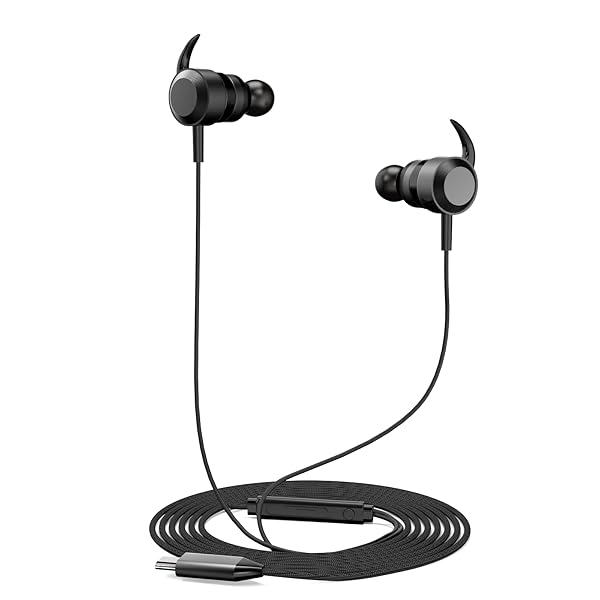 targeal USB C Wired Gaming Ear Buds - 7.1 Surround Sound in-Ear Headphone - Detachable Microphone - Integrated Mute and Volume Control - Gamer