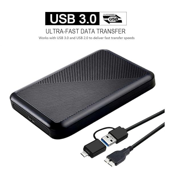 Tianken 750GB Ultra Slim Portable External Hard Drive USB 3.0 for PC Mac Laptop PS4 Xbox One Storage Solution - Image 5