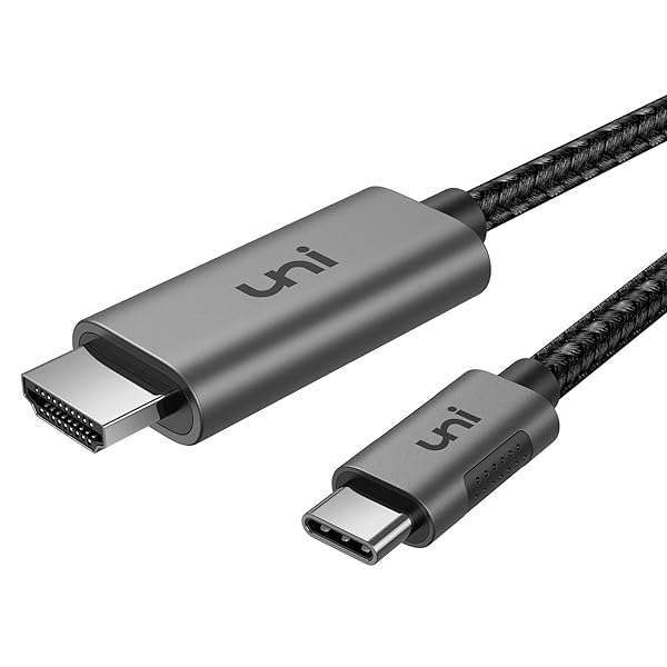 10ft USB C to HDMI Cable 4K@60Hz - Compatible with MacBook, iPhone 15, Samsung S8-S23 & More