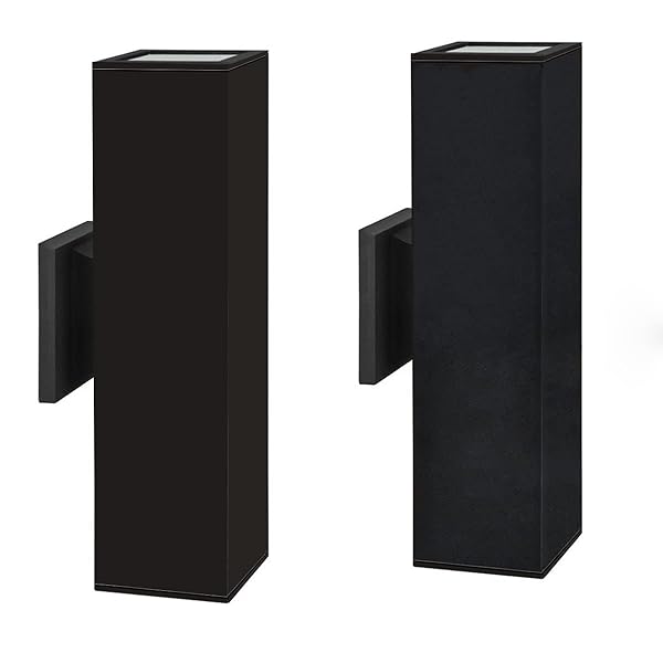 Up and Down Outdoor Wall Lights Dusk to Dawn Matte Black 2 Pack IP65 ETL Listed Sconces for Patio Garage Front Door - Image 9