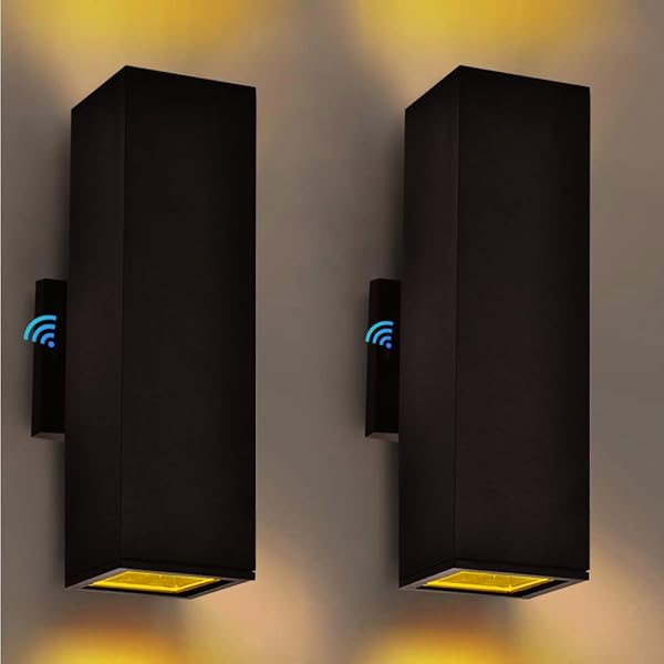 Up and Down Outdoor Wall Lights Dusk to Dawn Matte Black 2 Pack IP65 ETL Listed Sconces for Patio Garage Front Door - Image 2