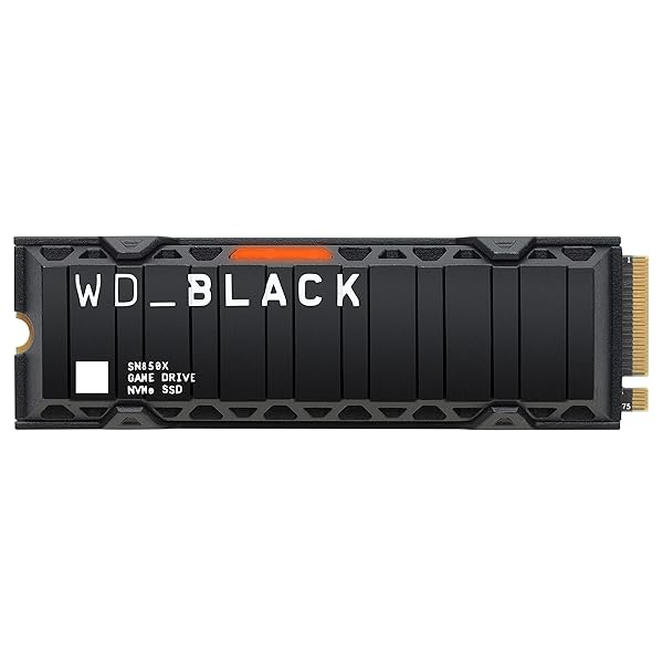 WD_BLACK 1TB SN850X NVMe Gaming SSD with Heatsink for PS5 Gen4 PCIe M2 2280 Up to 7300 MBs WDS100T2XHE
