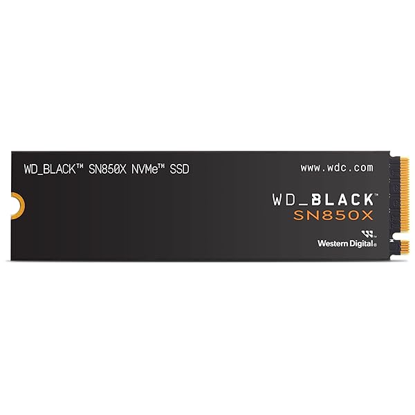 WD_BLACK 2TB SN850X NVMe Internal Gaming SSD Solid State Drive Gen4 PCIe M.2 2280 Up to 7300 MBs WDS200T2X0E