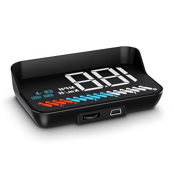 Wiiyii Car HUD M7: OBD/GPS Smart Display for Speed, RPM, Voltage & More - Universal Fit for All Cars - Image 3
