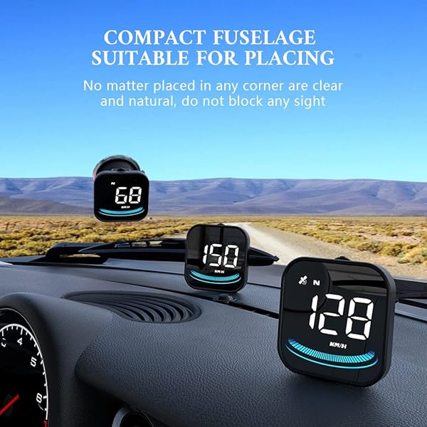 Wiiyii GPS Speedometer Universal Heads Up Display Colorful Car HUD for All Vehicles G4 - Image 9