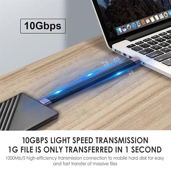 Xiwai 13cm USB 3.0 Type A Male to USB 3.1 Type A Female Extension Flat Slim FPC Data Cable 10Gbps for Laptop and Desktop - Image 6