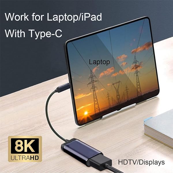 Xiwai USB4 USB-C to HDMI 2.0 Cable 8K 60Hz UHD 4K for Male Monitor Display - Image 7
