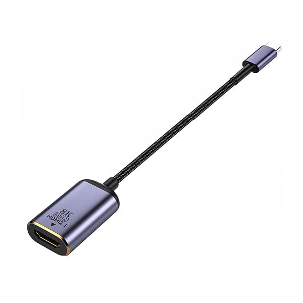 Xiwai USB4 USB-C to HDMI 2.0 Cable 8K 60Hz UHD 4K for Male Monitor Display - Image 2