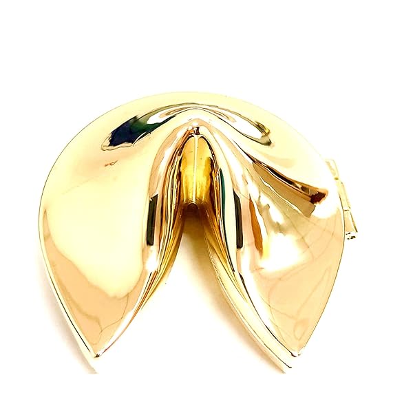 Ya.x Custom Personalized Metal Fortune Cookie Box for Weddings Unique Gift for Couples with Custom Message Keepsake 5.2cm x 5.2cm - Image 5