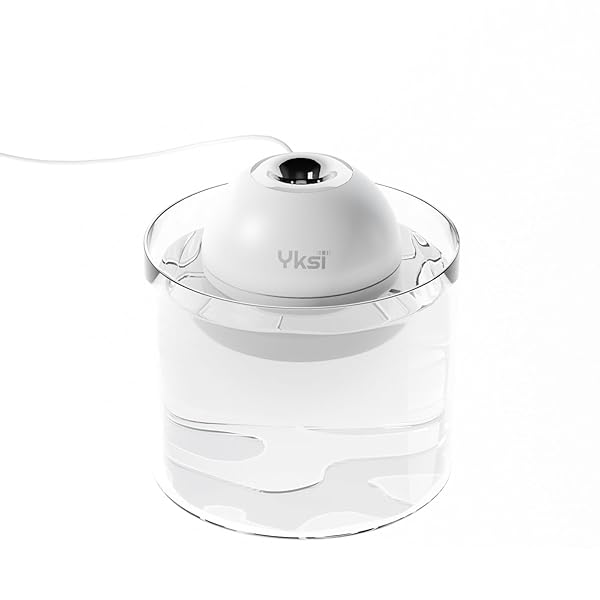 YKSI Mini Portable Humidifier for Travel Office Bedroom Easy to Clean Quiet Cool Mist with Auto Shutoff and Storage Bag White